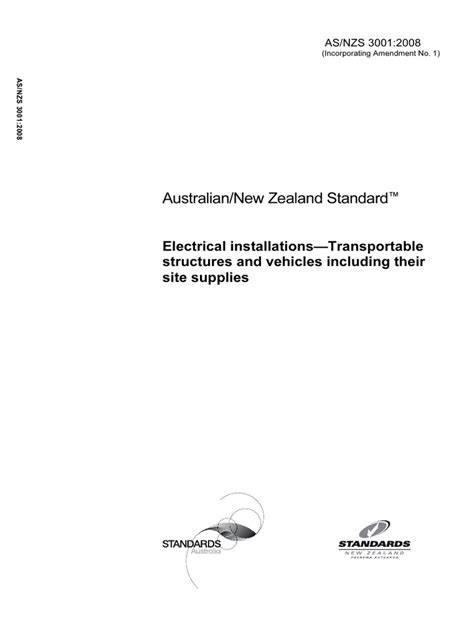 as nzs 3001 2008