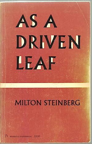 Read Online As A Driven Leaf Milton Steinberg 