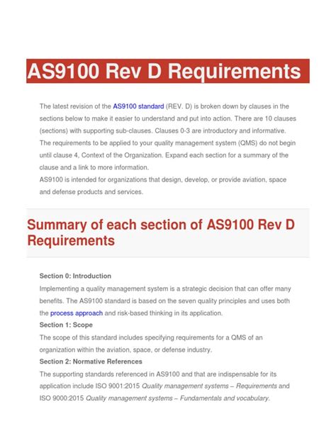 As9100 Rev D