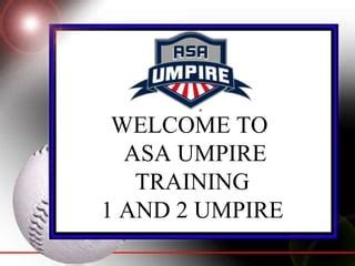 Asa Umpire Guide