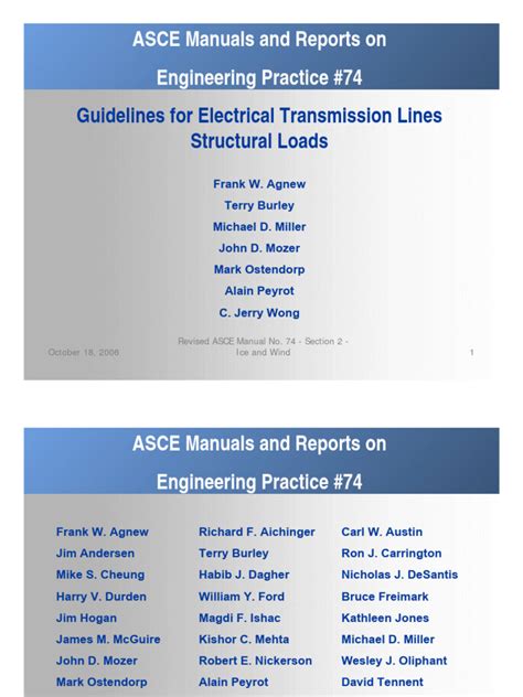 Asce Manual 74