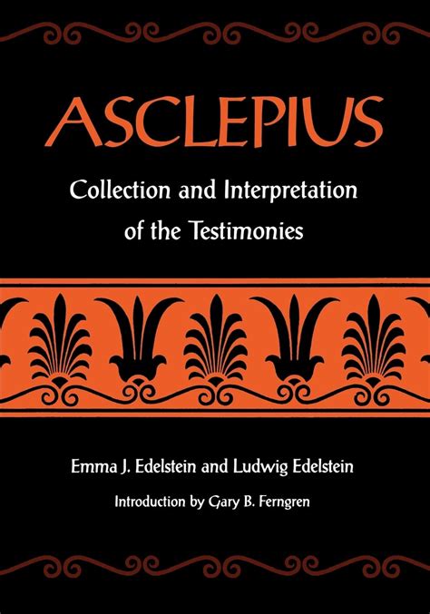 asclepius collection and interpretation of the tes