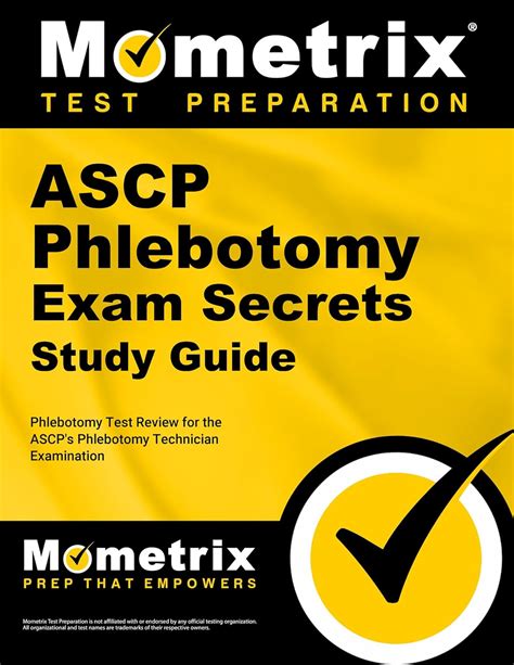 ascp phlebotomy exam study guide