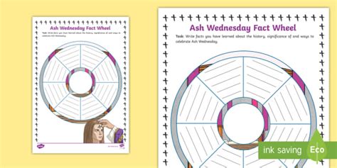 Ash Wednesday Fact File Worksheet Teacher Made Twinkl Ash Wednesday Worksheet - Ash Wednesday Worksheet