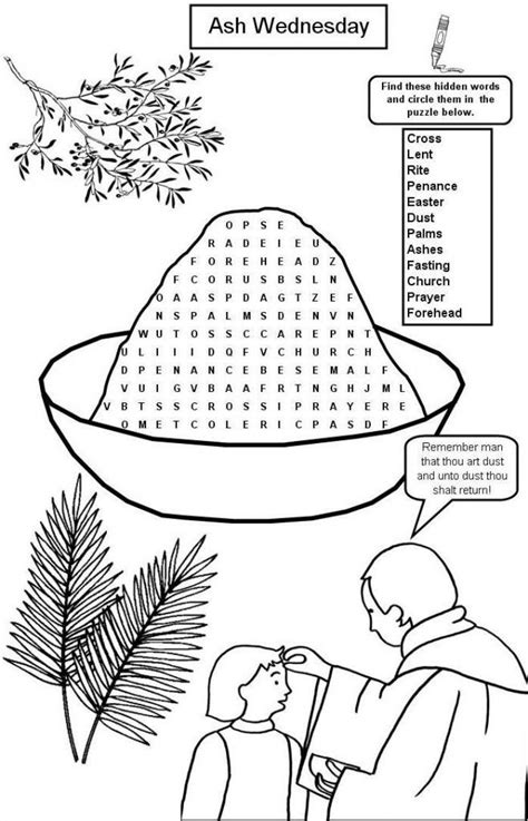 Ash Wednesday For Kids Traditions Printables Amp Resources Ash Wednesday Worksheet - Ash Wednesday Worksheet