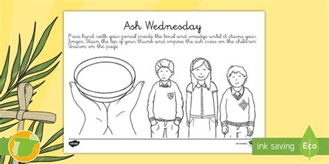 Ash Wednesday For Kids Twinkl Teacher Made Twinkl Ash Wednesday Worksheet - Ash Wednesday Worksheet