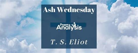 Full Download Ash Wednesday Eliot Analysis 