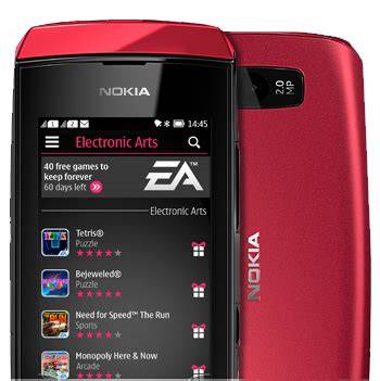 asha 305 screen touch games