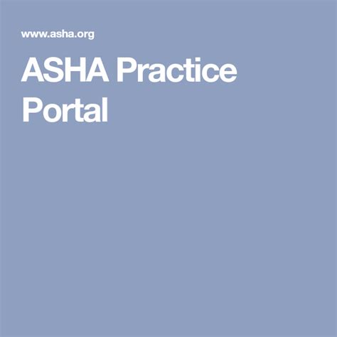 Asha Practice Portal