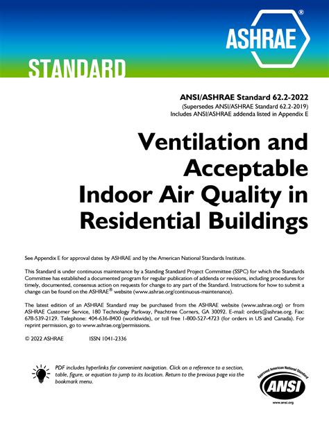 Ashrae Standards Guidelines