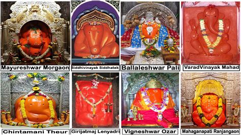 Ashtavinayak Darshan List
