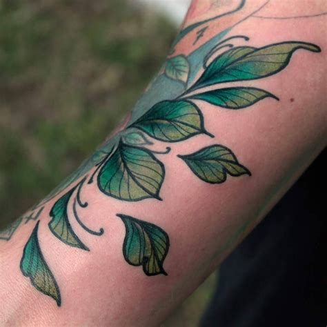 Asian Leaf Tattoos