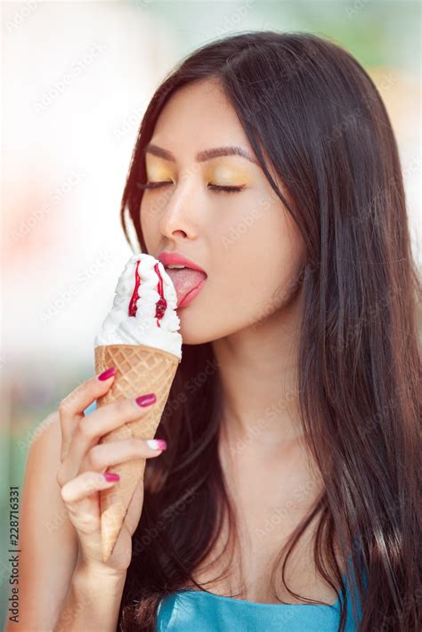 Asian licking