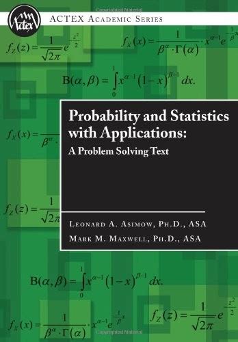 Asimow Probability And Statistics