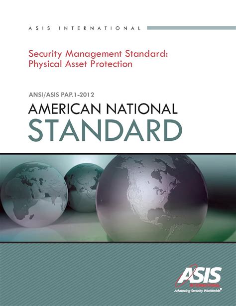 Full Download Asis International Security Management Standard Physical Asset Protection 
