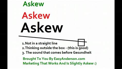 Askew Meaning