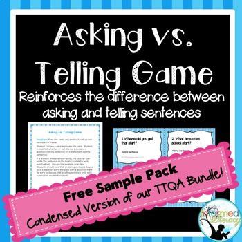 Asking Vs Telling Game Free Sample Of Our Turn The Question Around Worksheet - Turn The Question Around Worksheet