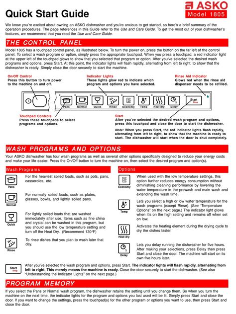 Read Online Asko 1805 Manual Guide 