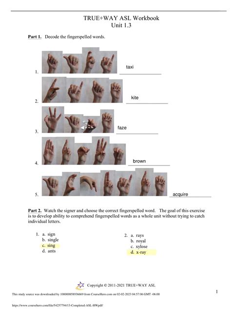 Asl 1 Unit 6 Pdf Download Wordsmithawards