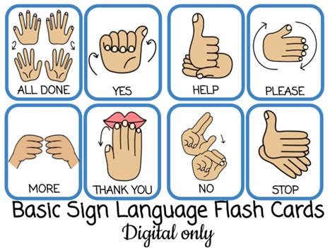 Asl American Sign Language Asl Kindergarten - Asl Kindergarten