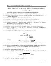Asm Exam C Errata 13th Edition