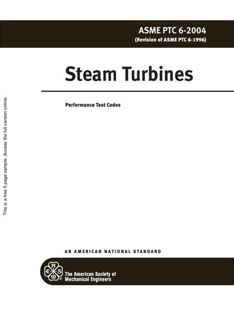 asme ptc 6 steam turbines pdf