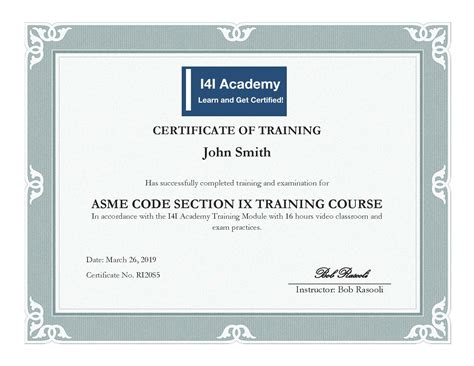 Asme Section Ix Training