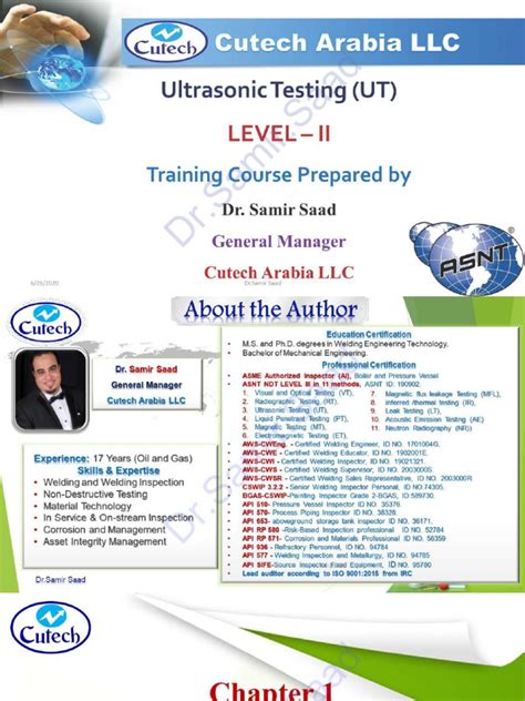 asnt level 2 ultrasonic testing