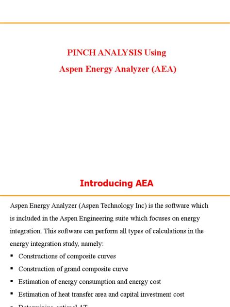 Aspen Pinch Tutorial