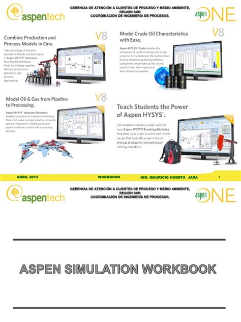 Aspen Simulation Workbook User Guide University Of