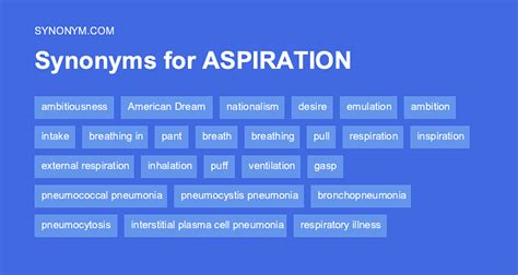 Aspiration Synonym
