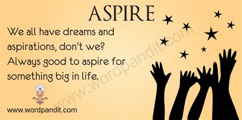aspire meaning