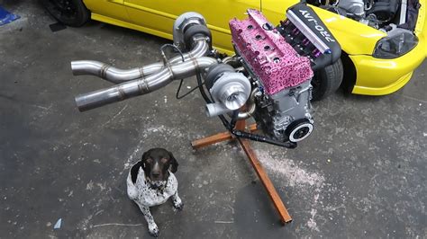 assembling motor honda