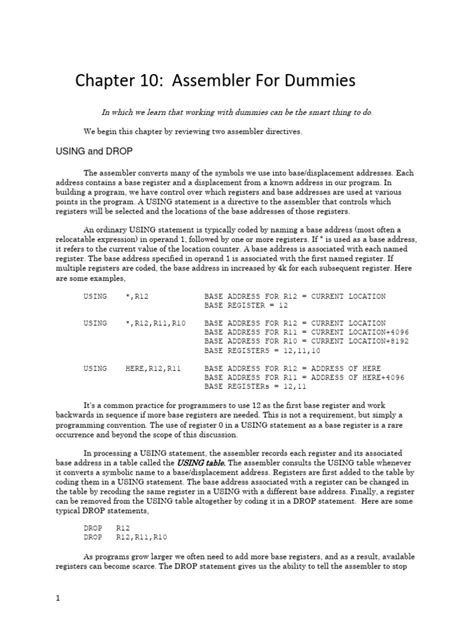 assembly language for dummies wordpress