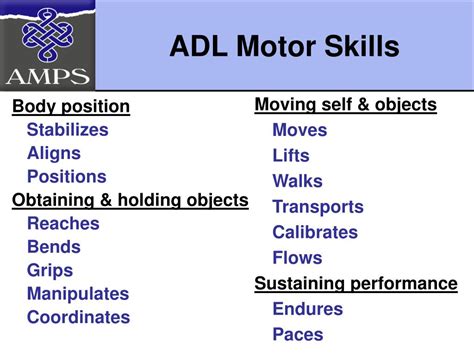 Assessment Of Motor And Process Skills