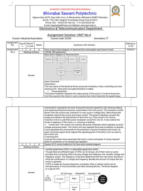 Assign 4 Solution