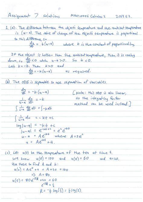 Assignment 7 Solution
