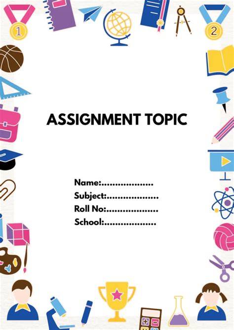 Assignment Front Page Design