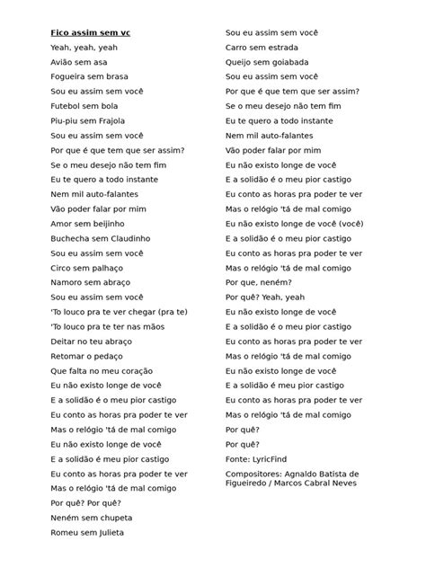 Assim Sem Voce