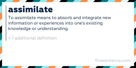Assimilate Meaning