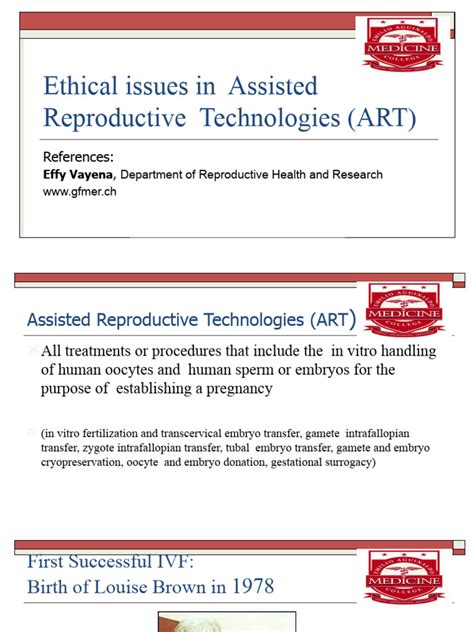 Assisted Reproductive Technology Issues