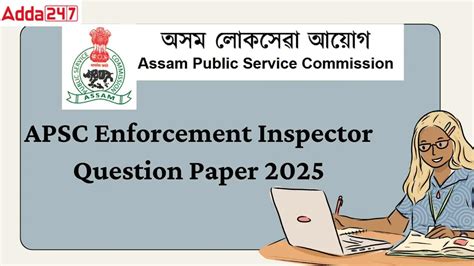 assistent enforcement inspector assam question papers
