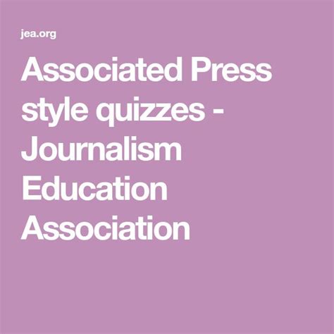 Associated Press Style Quizzes Journalism Education Association Ap Style Worksheet - Ap Style Worksheet