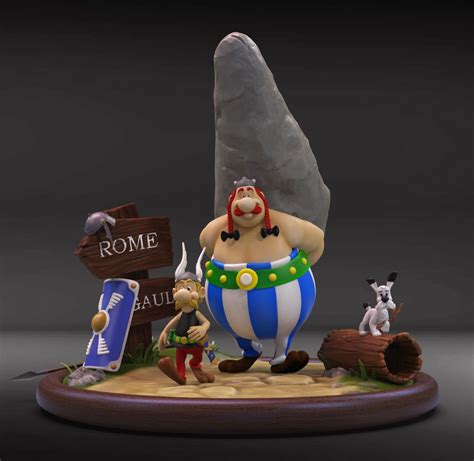 Astérix Et Obélix 3d   Meilleurs Modèles Pour Impression 3d Asterix 114 Fichiers - Astérix Et Obélix 3d