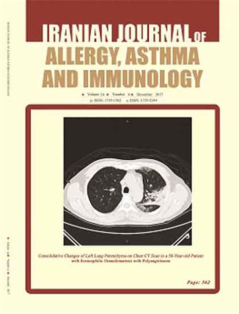 Read Asthma Allergy Immunology Journal Iranian 