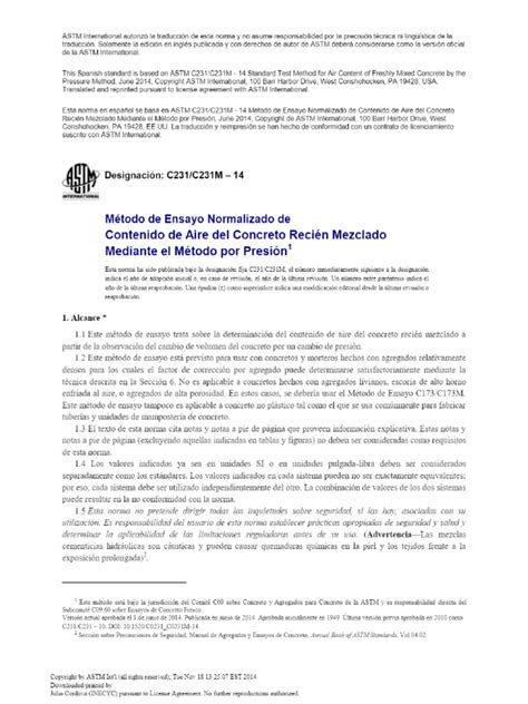 Astm C231 14