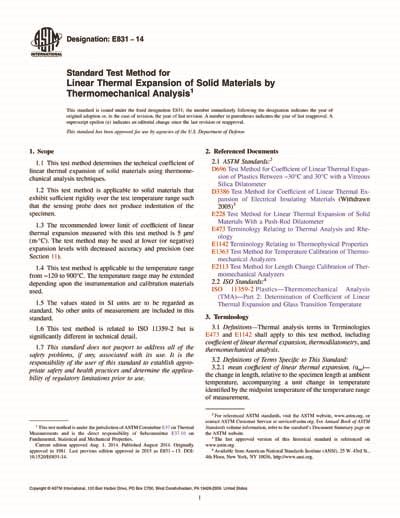 Astm E831