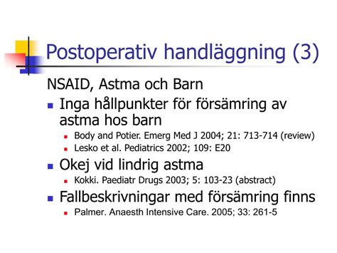 astma och nsaid