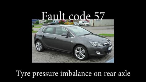 Astra J Fault Code List