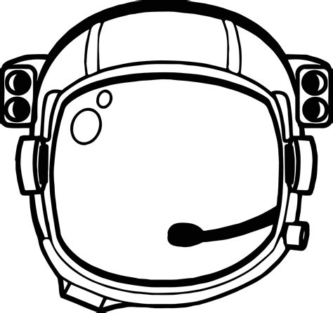 astronaut helmet outline